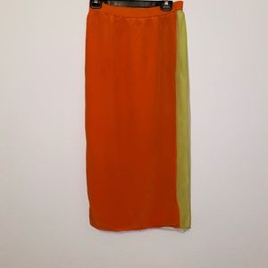 Spring Neon Maxi Skirt